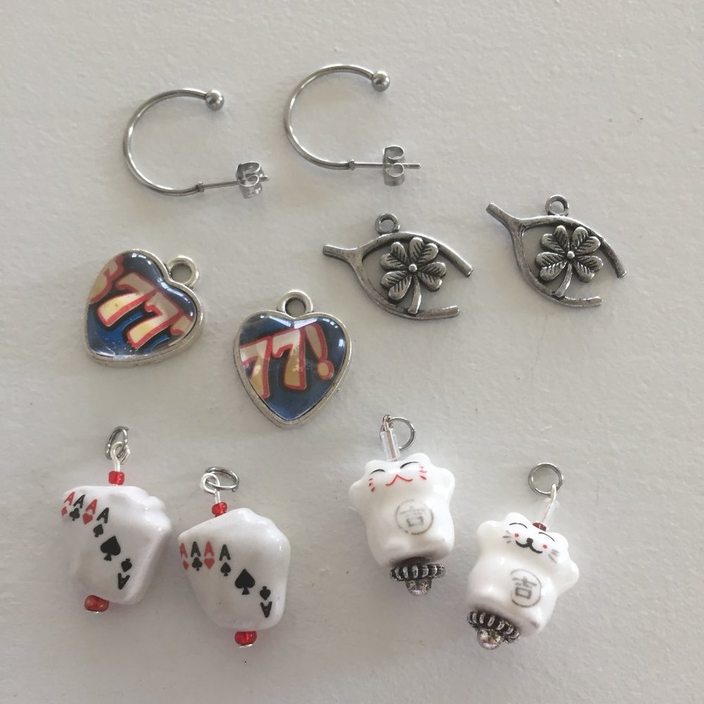 Handmade EARRINGS FOR GOOD LUCK